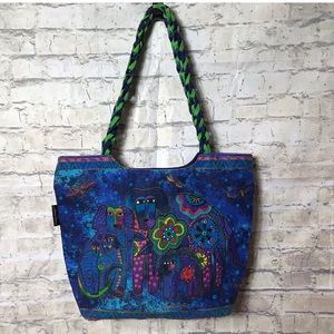 Hobo Tote with a Fun Canine Design.